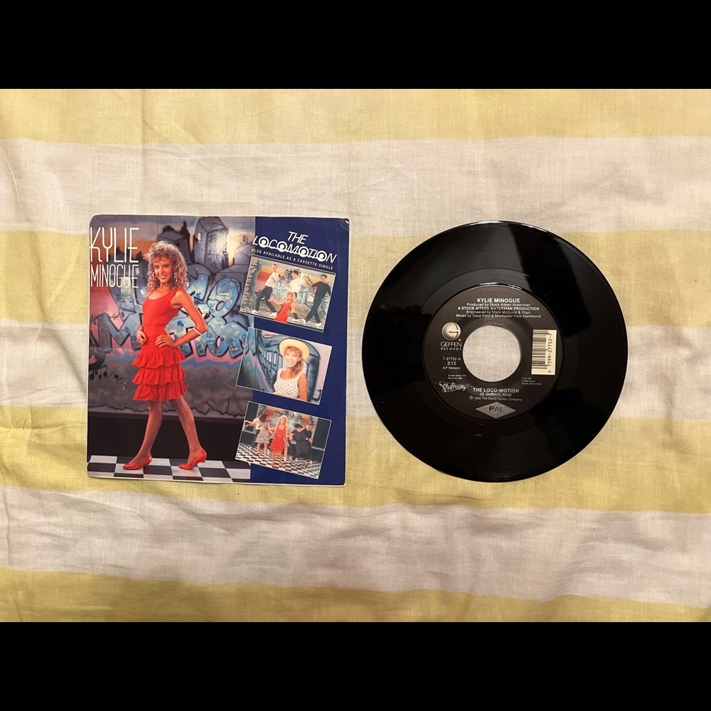 Kylie Minogue “ The Locomotion” 45 rpm Vinyl